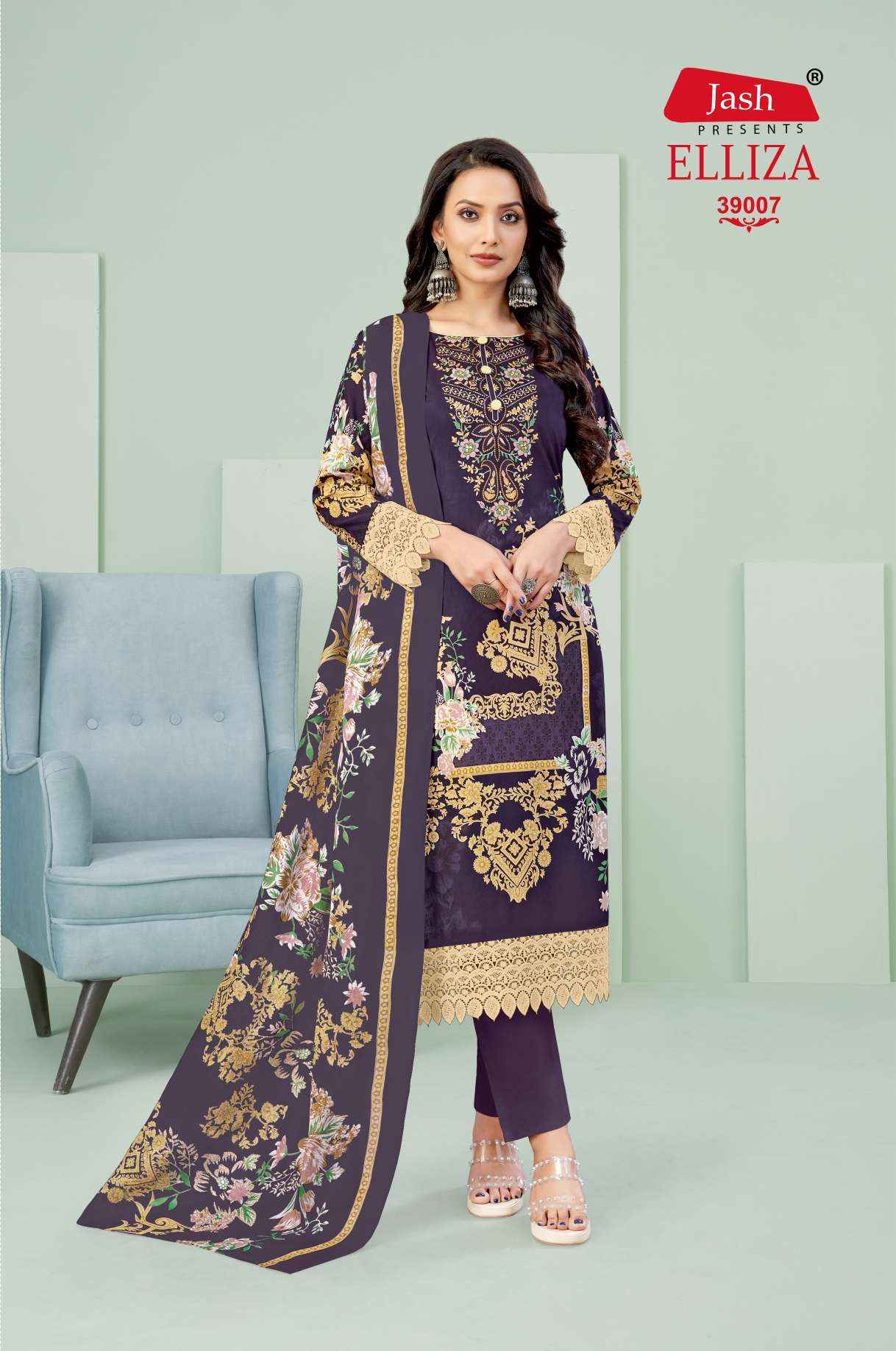 Jash Elliza Vol 39 Cotton Dress Material 10 pcs Catalogue