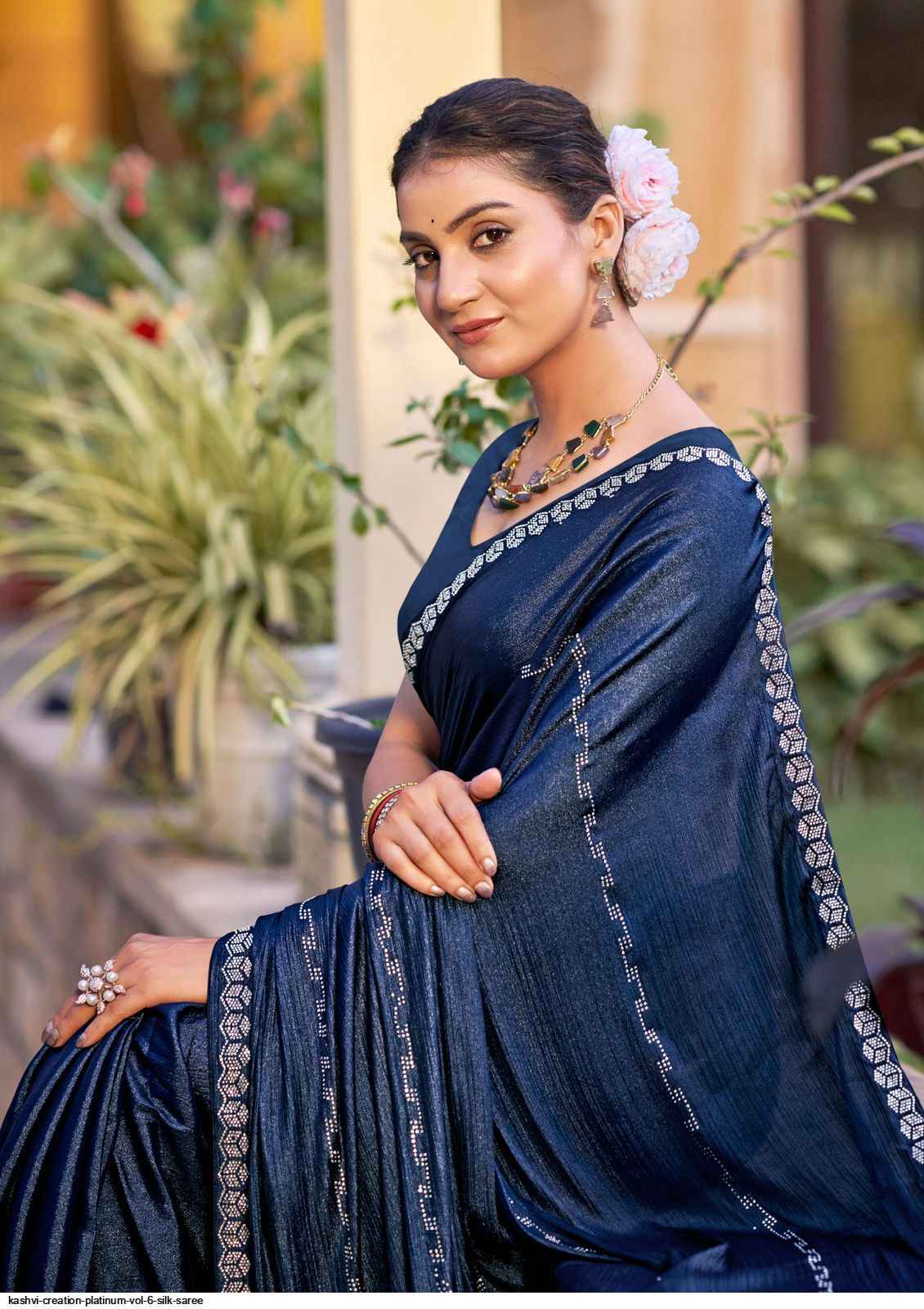Kashvi Platinum Vol 6 Silk Saree 8 pcs Catalogue