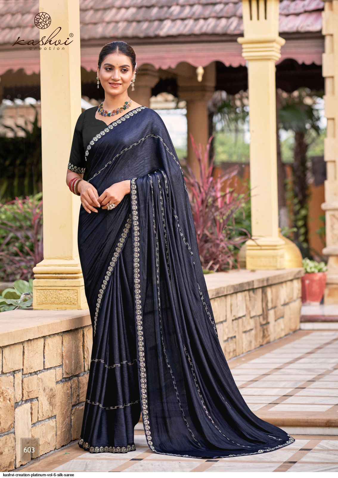 Kashvi Platinum Vol 6 Silk Saree 8 pcs Catalogue
