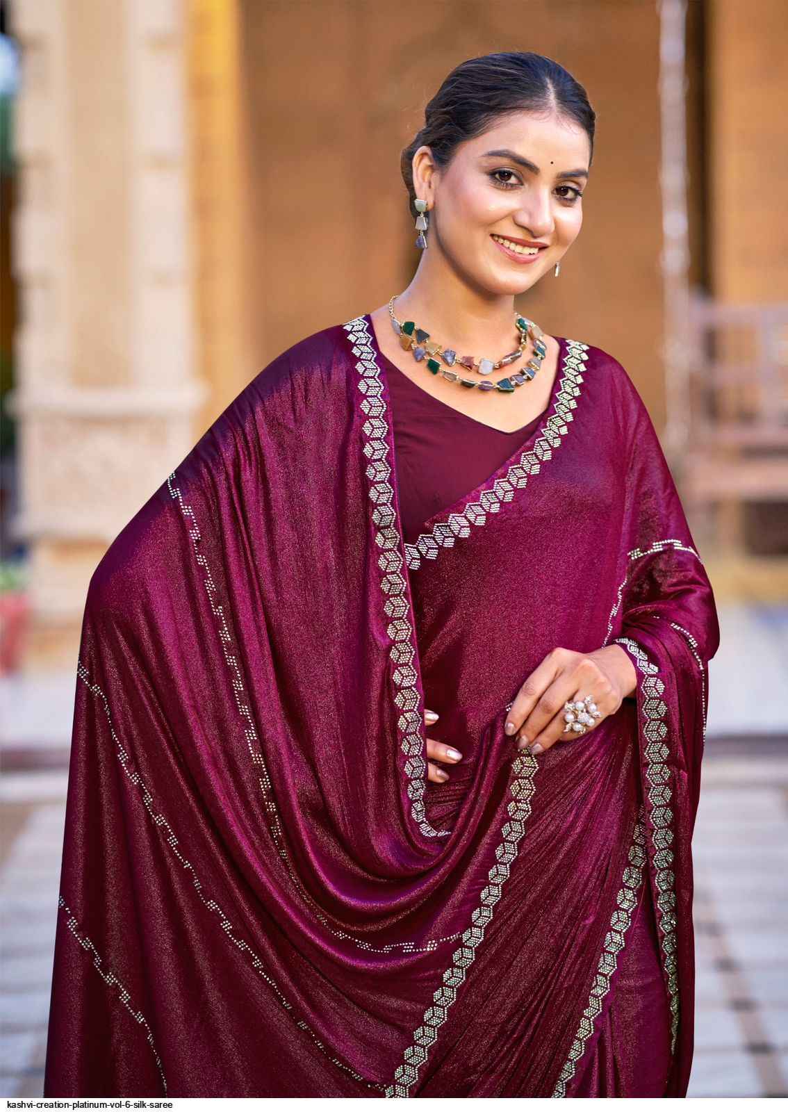 Kashvi Platinum Vol 6 Silk Saree 8 pcs Catalogue
