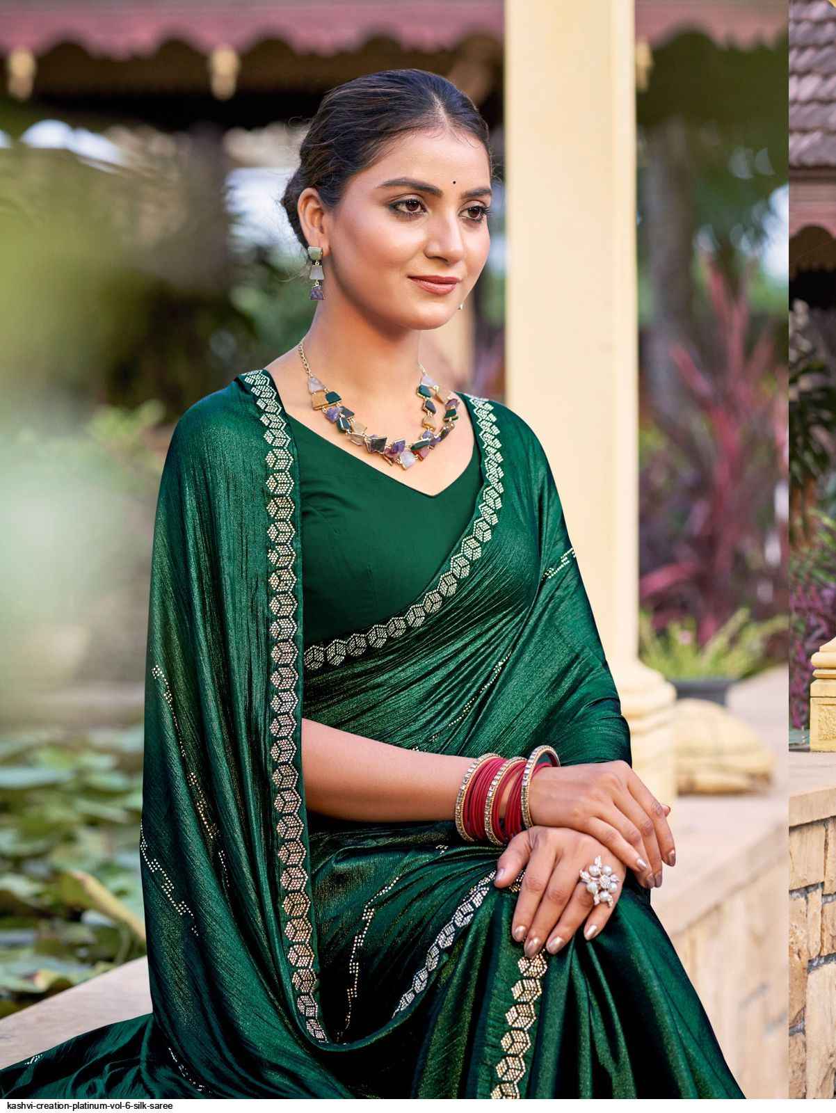 Kashvi Platinum Vol 6 Silk Saree 8 pcs Catalogue