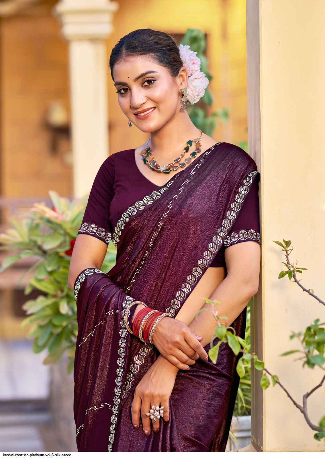 Kashvi Platinum Vol 6 Silk Saree 8 pcs Catalogue