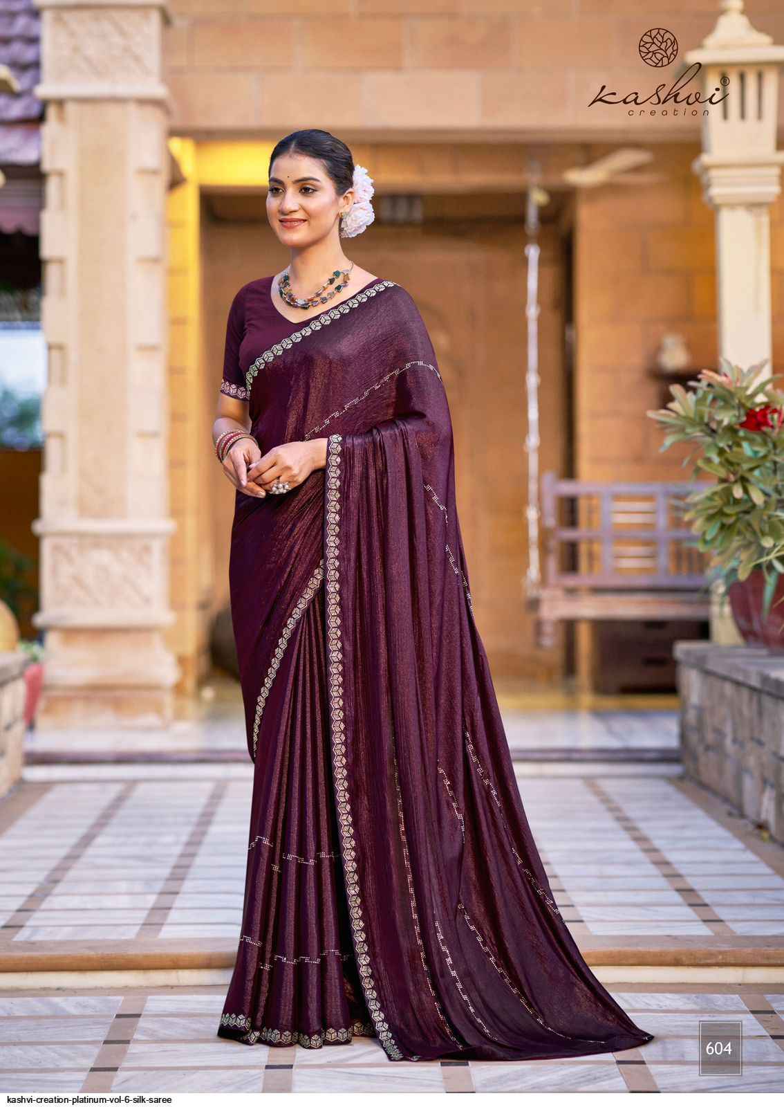 Kashvi Platinum Vol 6 Silk Saree 8 pcs Catalogue