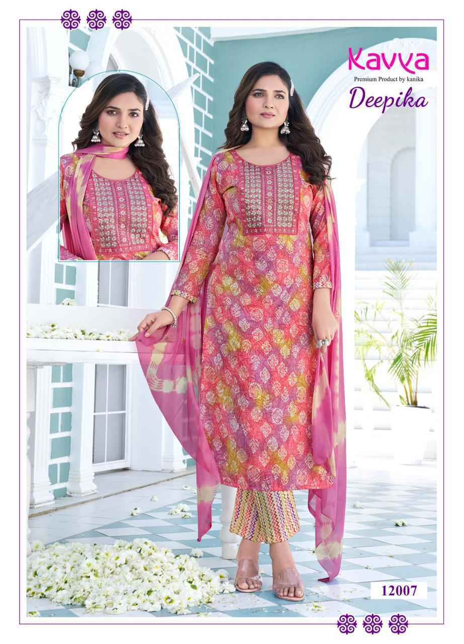 Kavya Deepika Vol-12 Capsule Readymade Suit 10 pcs Catalogue