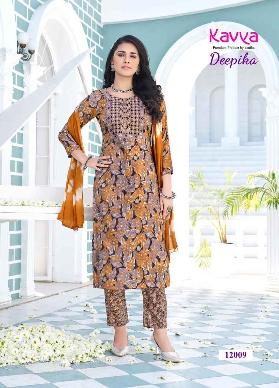 Kavya Deepika Vol-12 Capsule Readymade Suit 10 pcs Catalogue