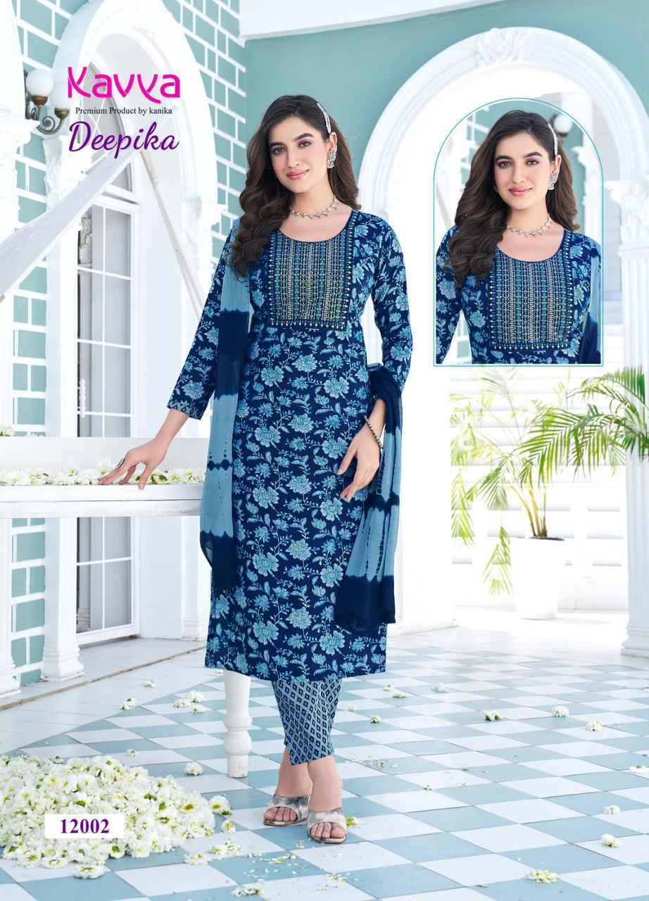 Kavya Deepika Vol-12 Capsule Readymade Suit 10 pcs Catalogue