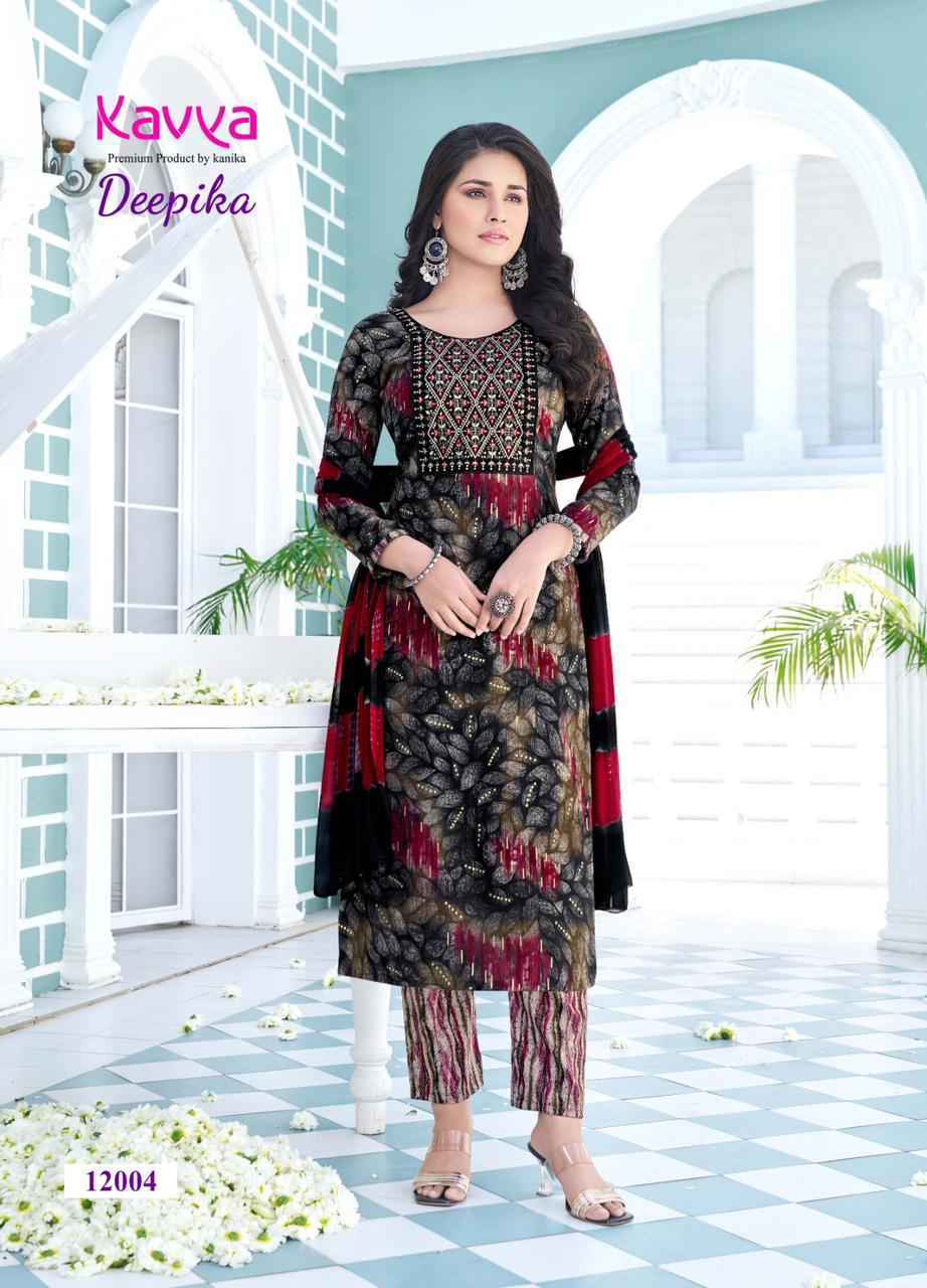 Kavya Deepika Vol-12 Capsule Readymade Suit 10 pcs Catalogue