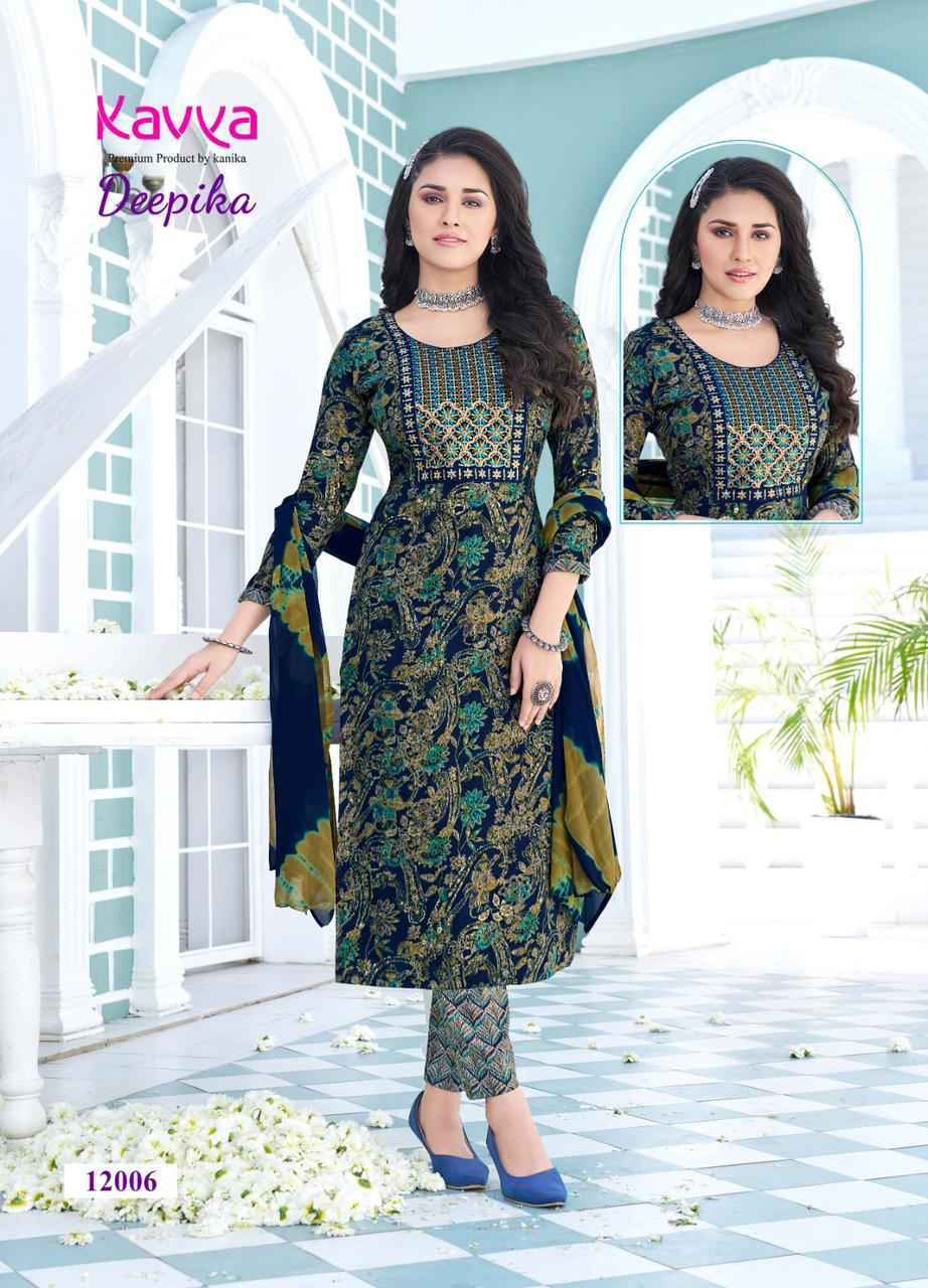 Kavya Deepika Vol-12 Capsule Readymade Suit 10 pcs Catalogue