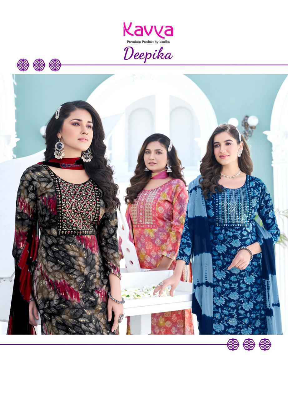 Kavya Deepika Vol-12 Capsule Readymade Suit 10 pcs Catalogue