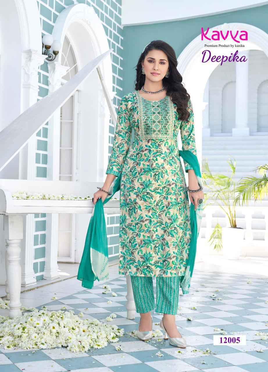 Kavya Deepika Vol-12 Capsule Readymade Suit 10 pcs Catalogue