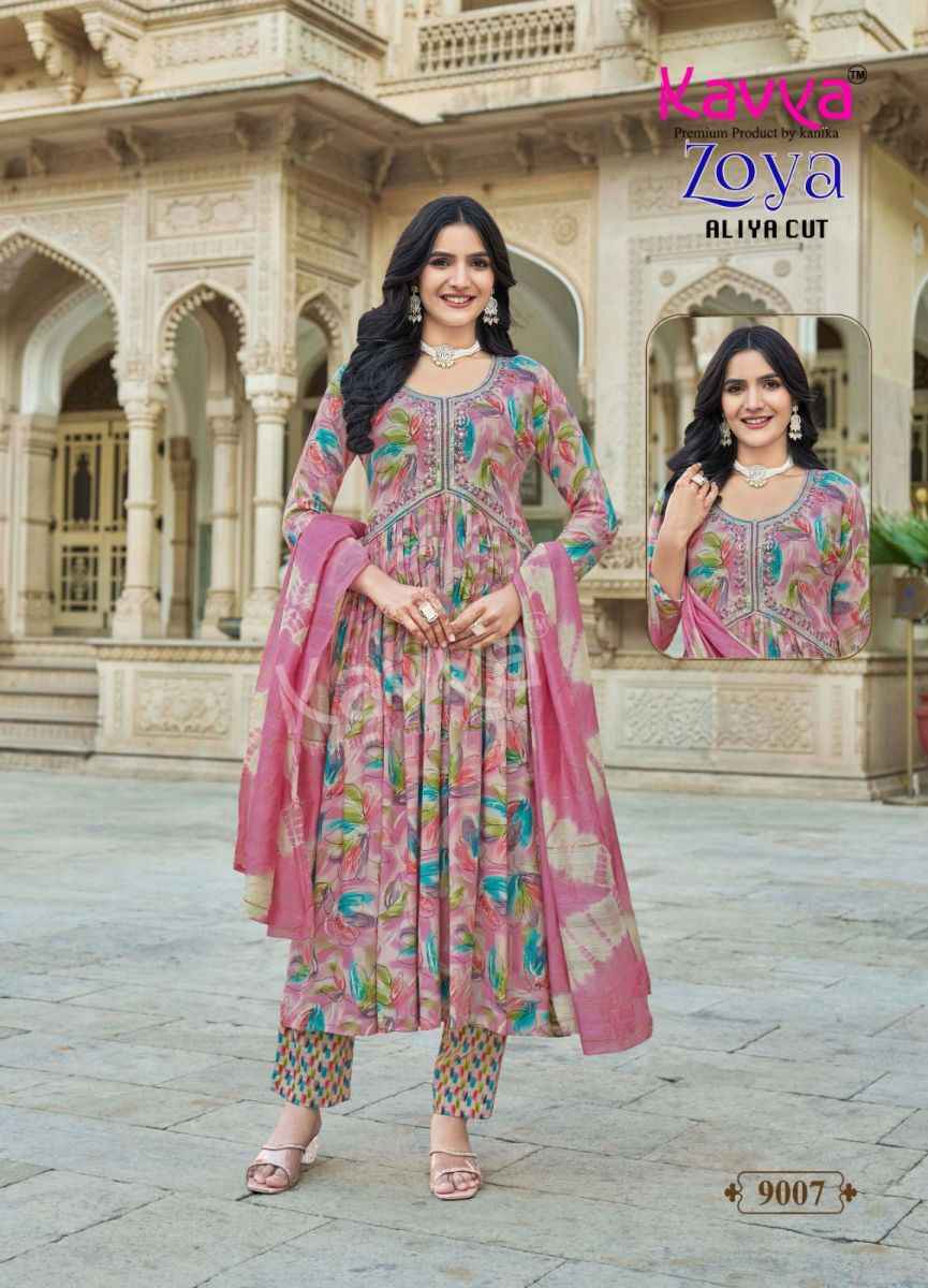 Kavya Zoya Vol 9 Rayon Kurti Combo 10 pcs Catalogue