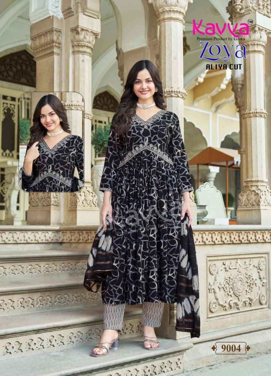 Kavya Zoya Vol 9 Rayon Kurti Combo 10 pcs Catalogue
