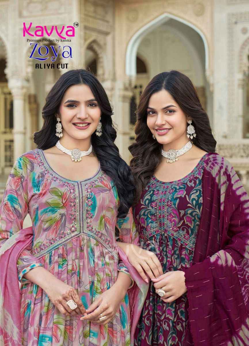 Kavya Zoya Vol 9 Rayon Kurti Combo 10 pcs Catalogue