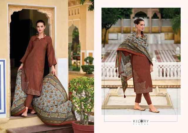Kilory Trends Shiso Viscouse Silk Dress Material 8 pcs Catalogue