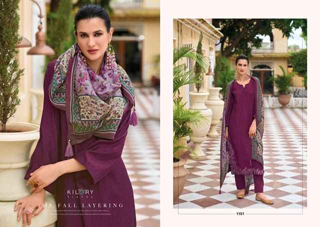 Kilory Trends Shiso Viscouse Silk Dress Material 8 pcs Catalogue
