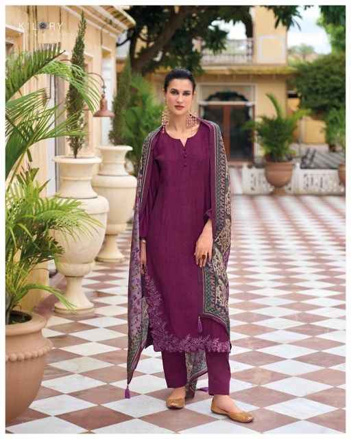 Kilory Trends Shiso Viscouse Silk Dress Material 8 pcs Catalogue