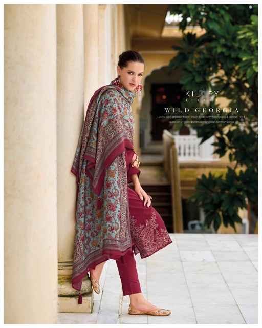 Kilory Trends Shiso Viscouse Silk Dress Material 8 pcs Catalogue