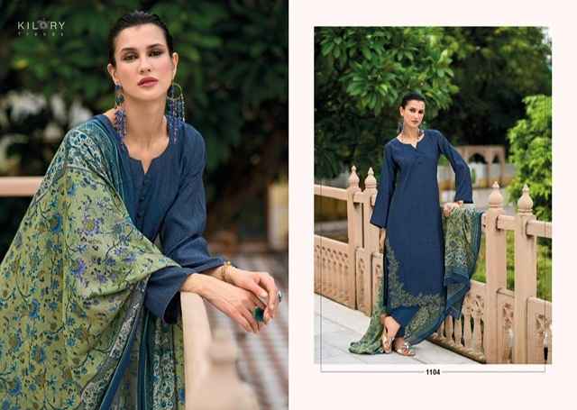 Kilory Trends Shiso Viscouse Silk Dress Material 8 pcs Catalogue