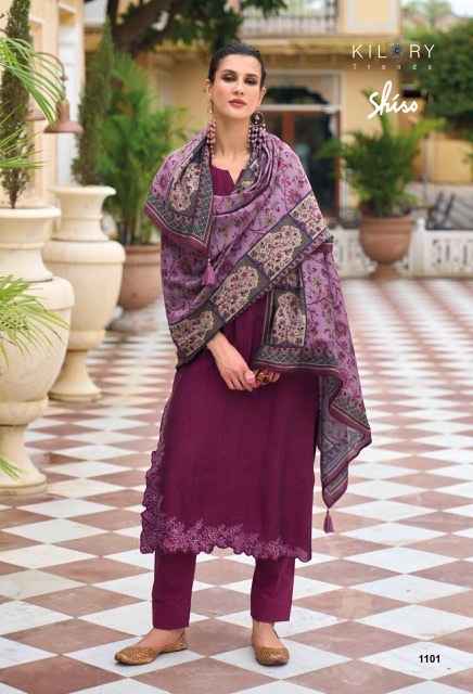 Kilory Trends Shiso Viscouse Silk Dress Material 8 pcs Catalogue