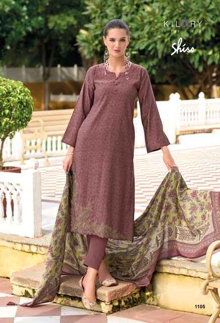 Kilory Trends Shiso Viscouse Silk Dress Material 8 pcs Catalogue