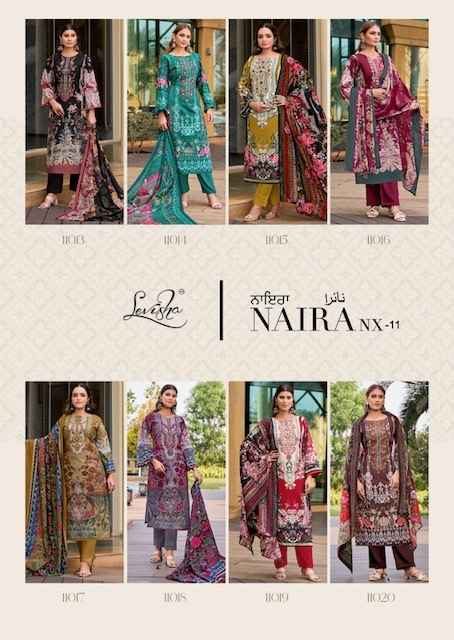 Levisha Naira Nx Vol-11 Cotton Dress Material 8 pcs Catalogue