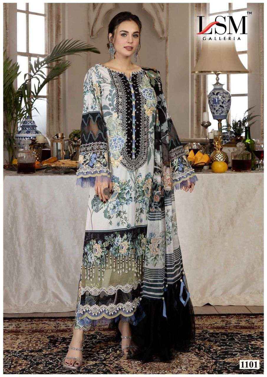 LSM Galleria Parian Dream Vol 11 Lawn Dress Material 6 pcs Catalogue