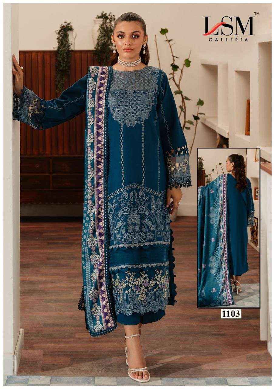LSM Galleria Parian Dream Vol 11 Lawn Dress Material 6 pcs Catalogue
