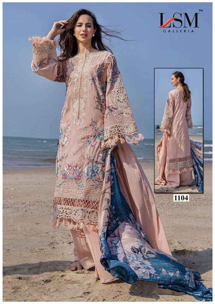 LSM Galleria Parian Dream Vol 11 Lawn Dress Material 6 pcs Catalogue