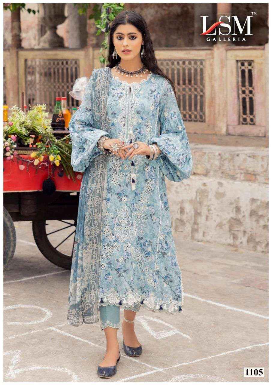 LSM Galleria Parian Dream Vol 11 Lawn Dress Material 6 pcs Catalogue