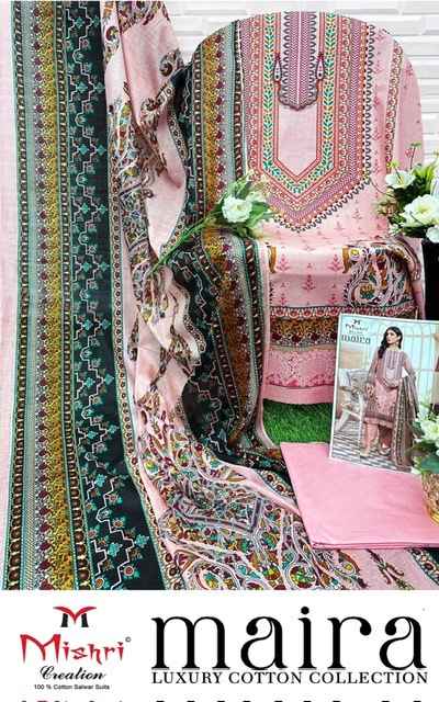 Mishri Creation Maira Cotton Dress Material 6 pcs Catalogue