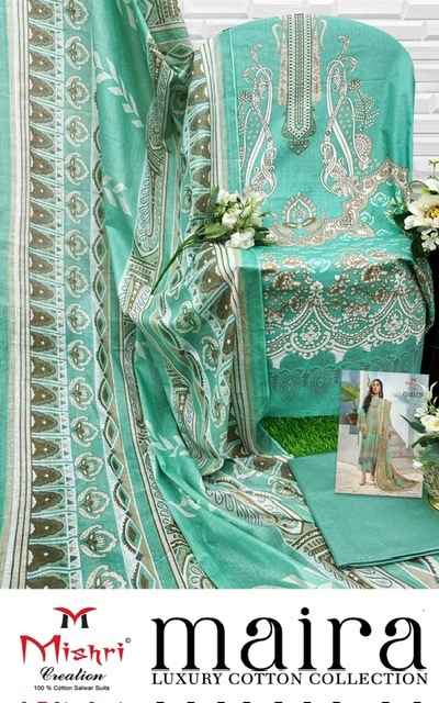 Mishri Creation Maira Cotton Dress Material 6 pcs Catalogue