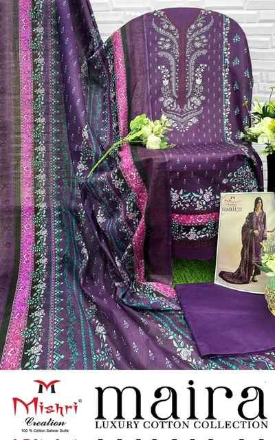 Mishri Creation Maira Cotton Dress Material 6 pcs Catalogue