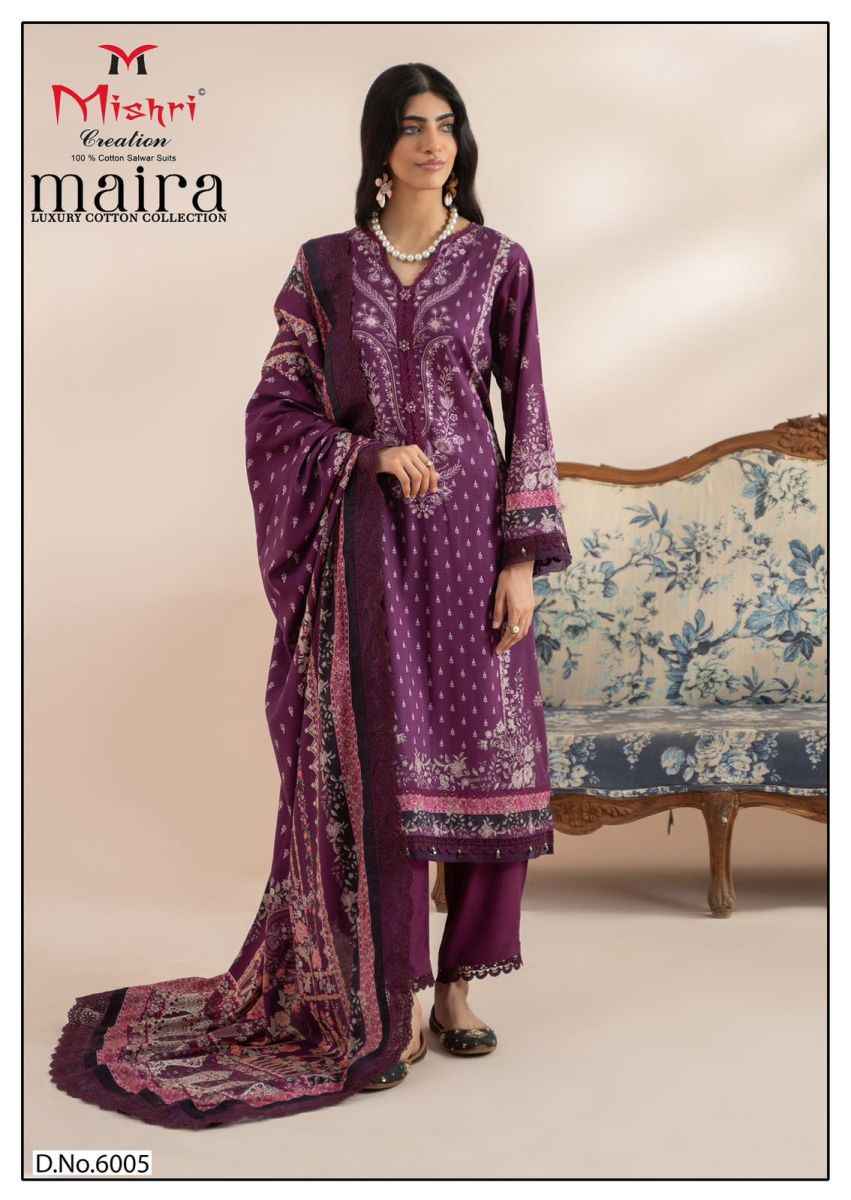 Mishri Creation Maira Cotton Dress Material 6 pcs Catalogue