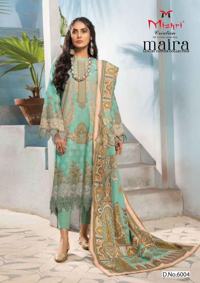 Mishri Creation Maira Cotton Dress Material 6 pcs Catalogue