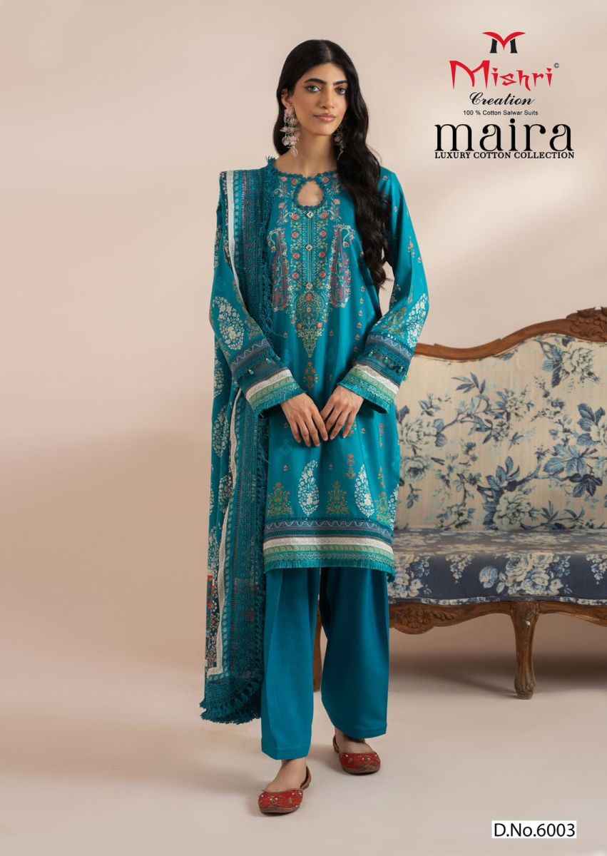 Mishri Creation Maira Cotton Dress Material 6 pcs Catalogue
