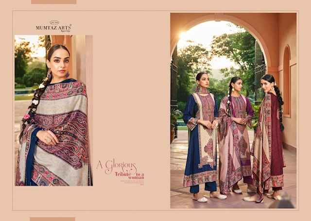 Mumtaz Arts Shringar Viscouse Pashmina Dress Material 6 pcs Catalogue