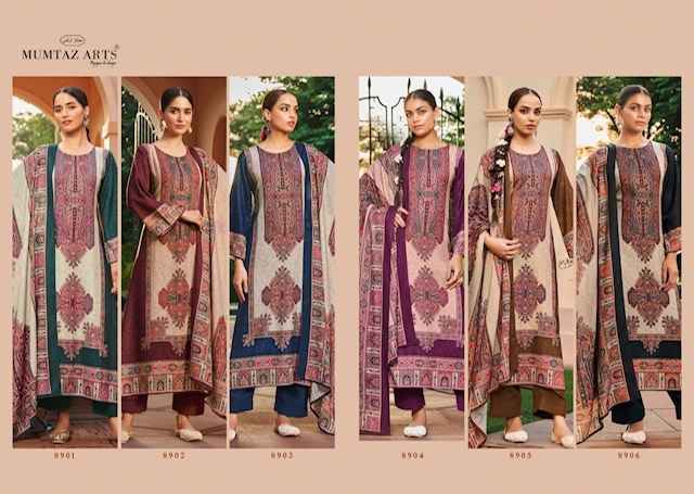 Mumtaz Arts Shringar Viscouse Pashmina Dress Material 6 pcs Catalogue