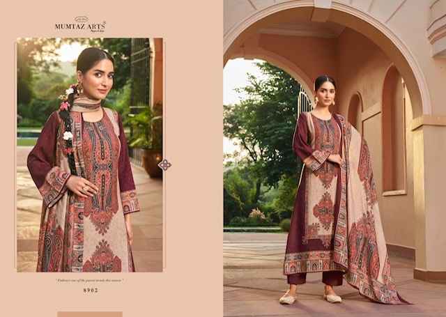Mumtaz Arts Shringar Viscouse Pashmina Dress Material 6 pcs Catalogue