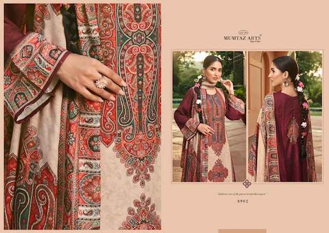 Mumtaz Arts Shringar Viscouse Pashmina Dress Material 6 pcs Catalogue