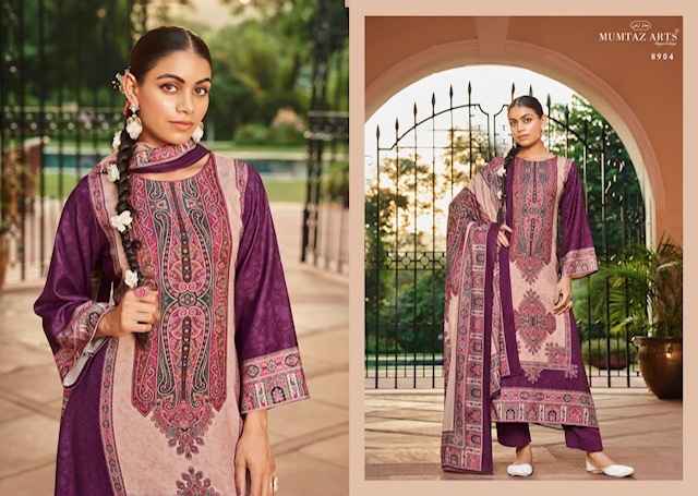 Mumtaz Arts Shringar Viscouse Pashmina Dress Material 6 pcs Catalogue