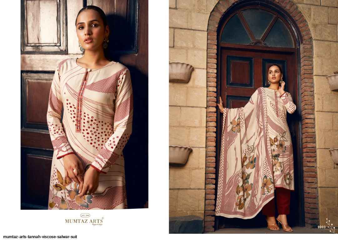 Mumtaz Arts Tannah Viscouse Pashmina Dress Material 4 pcs Catalogue