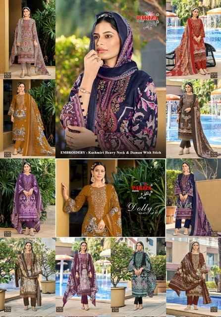 Pakiza Print Dolly Vol 47 Cotton Dress Material 10 pcs Catalogue