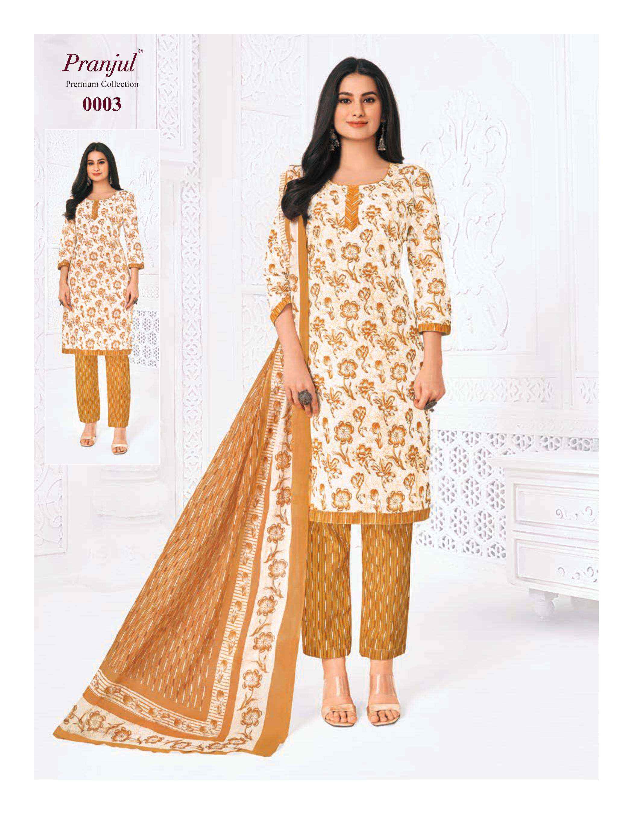 Pranjul Priyanka Vol 24 Cotton Dress Material 36 pcs Catalogue