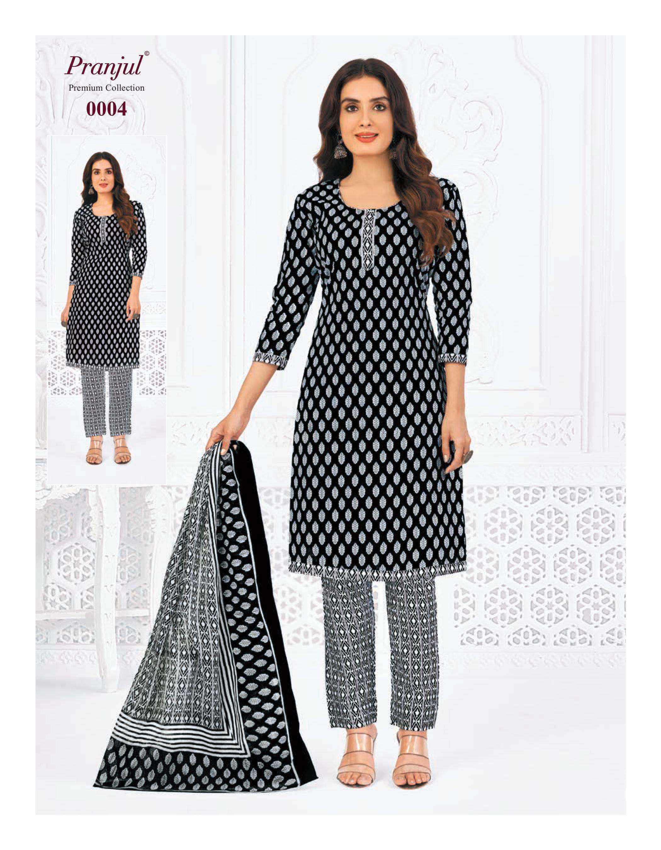 Pranjul Priyanka Vol 24 Cotton Dress Material 36 pcs Catalogue