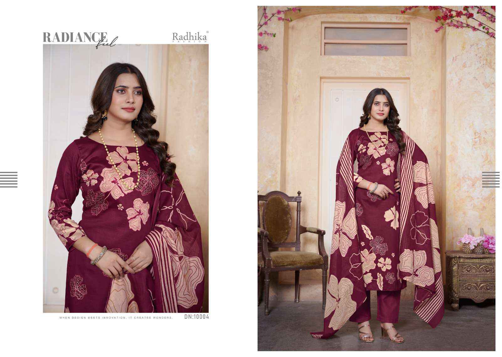 Radhika Fashion Azara Gulbagh Vol 4 Jam Cotton Dress Material 4 pcs Catalogue