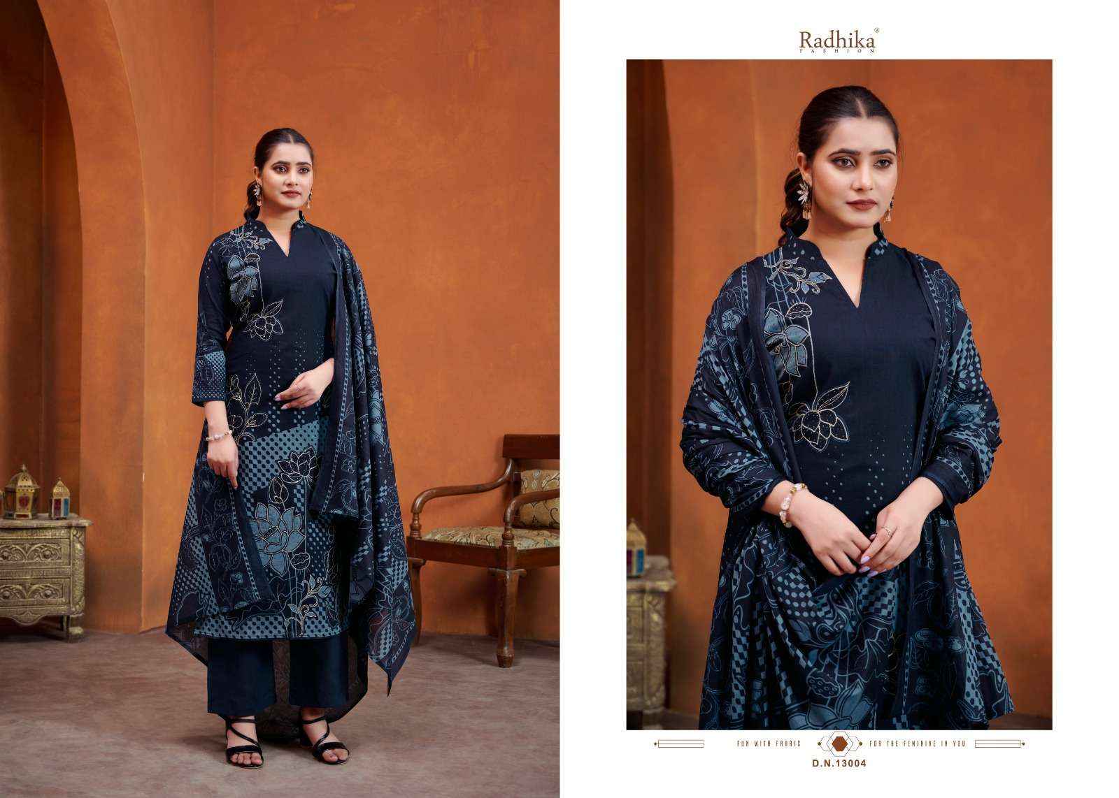 Radhika Fashion Azara Mannat Lawn Cotton Dress Material 4 pcs Catalogue