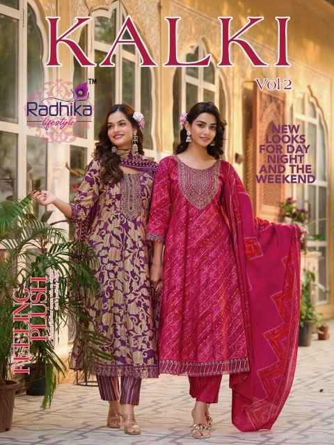 Radhika Lifestyle Kalki Vol-2 Readymade Schimer Dress 6 Pcs Catalog