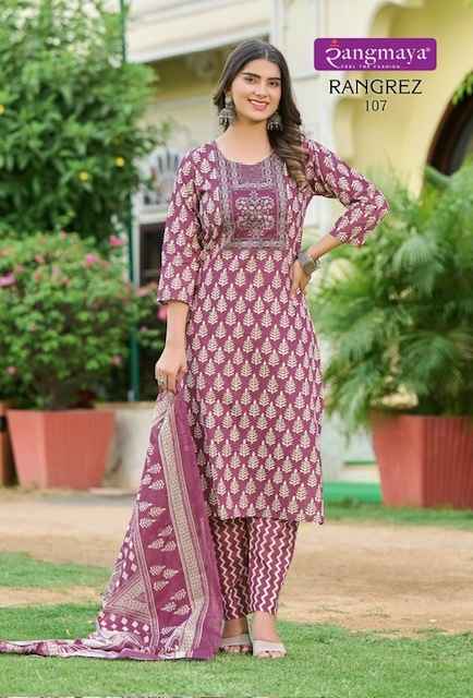 Rangmaya Rangrez Cotton Kurti Combo 8 pcs Catalogue