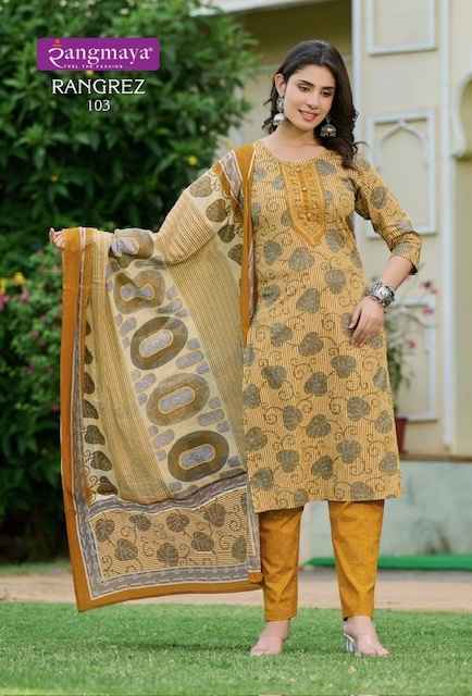 Rangmaya Rangrez Cotton Kurti Combo 8 pcs Catalogue