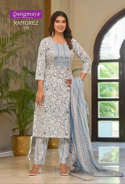 Rangmaya Rangrez Cotton Kurti Combo 8 pcs Catalogue